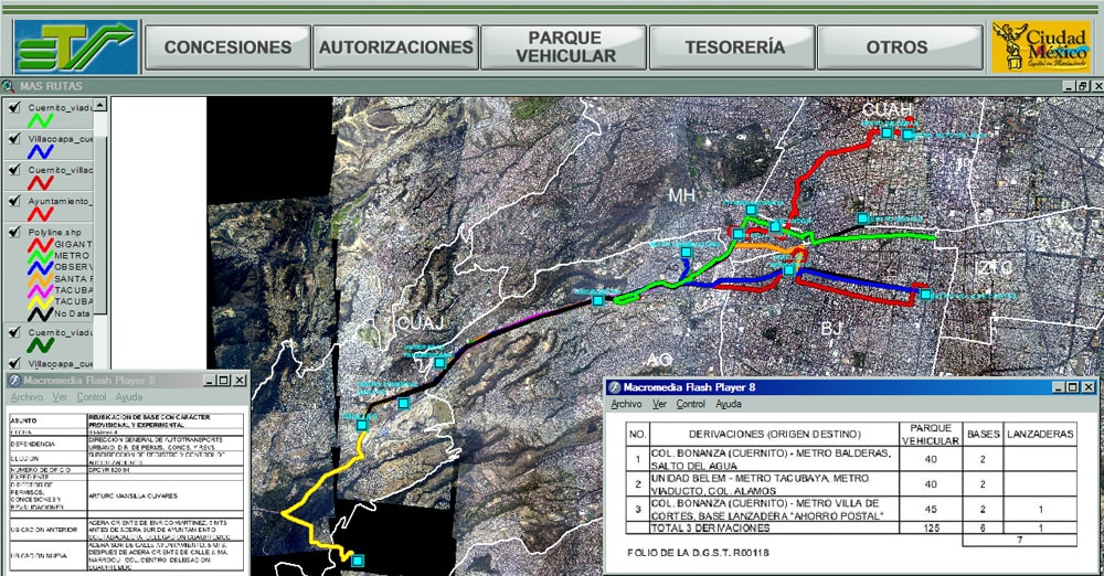 Sistema de Información Geográfica para reorganizar las rutas alimentadoras del Tren Suburbano de la Ciudad de México